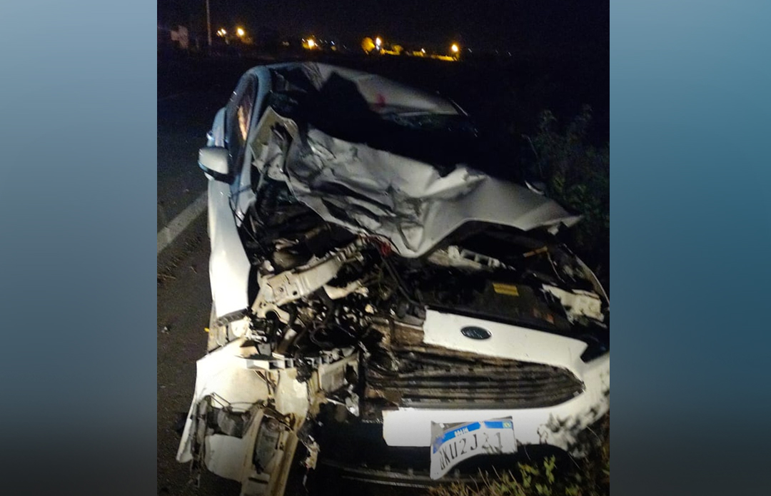 Jovem morre em colisão entre carro e moto na BR-316 em Dois Riachos