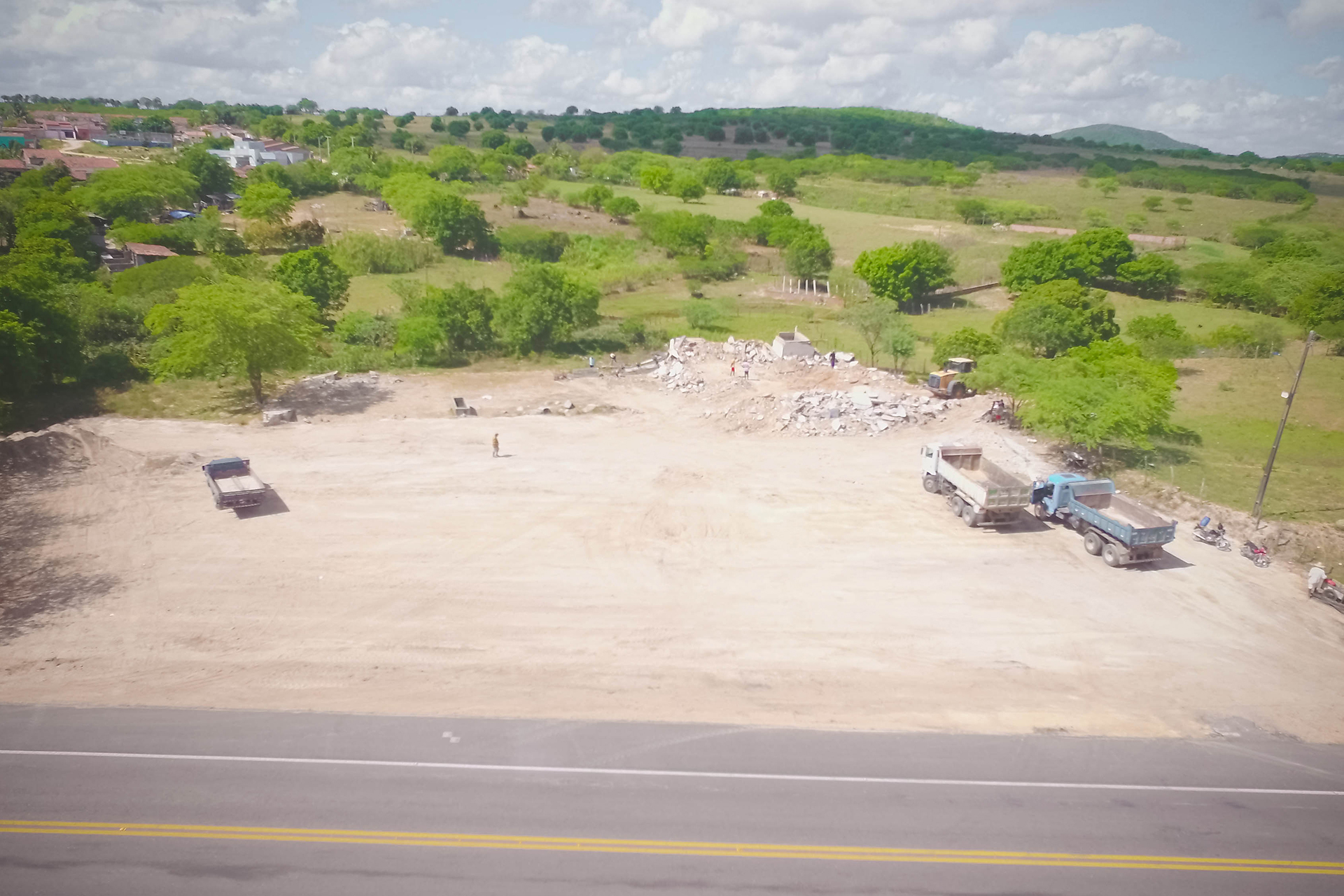 Prefeitura de Cacimbinhas inicia preparação do terreno para construção do CISP