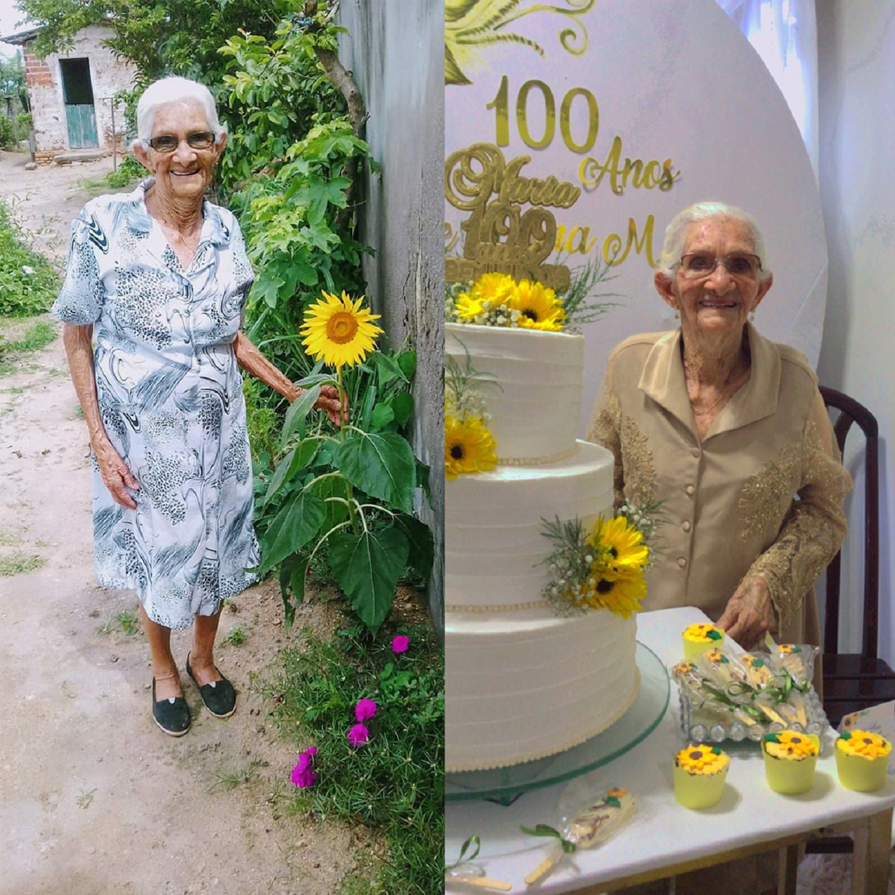 Idosa completa 100 anos em Minador do Negrão