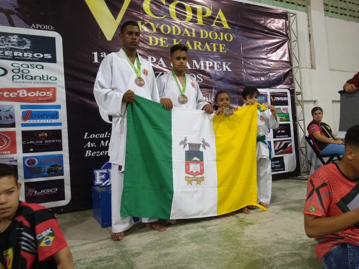 Equipe da Campos Dojo Karatê é premiada na V Copa Kyoday de Karatê, em Pernambuco