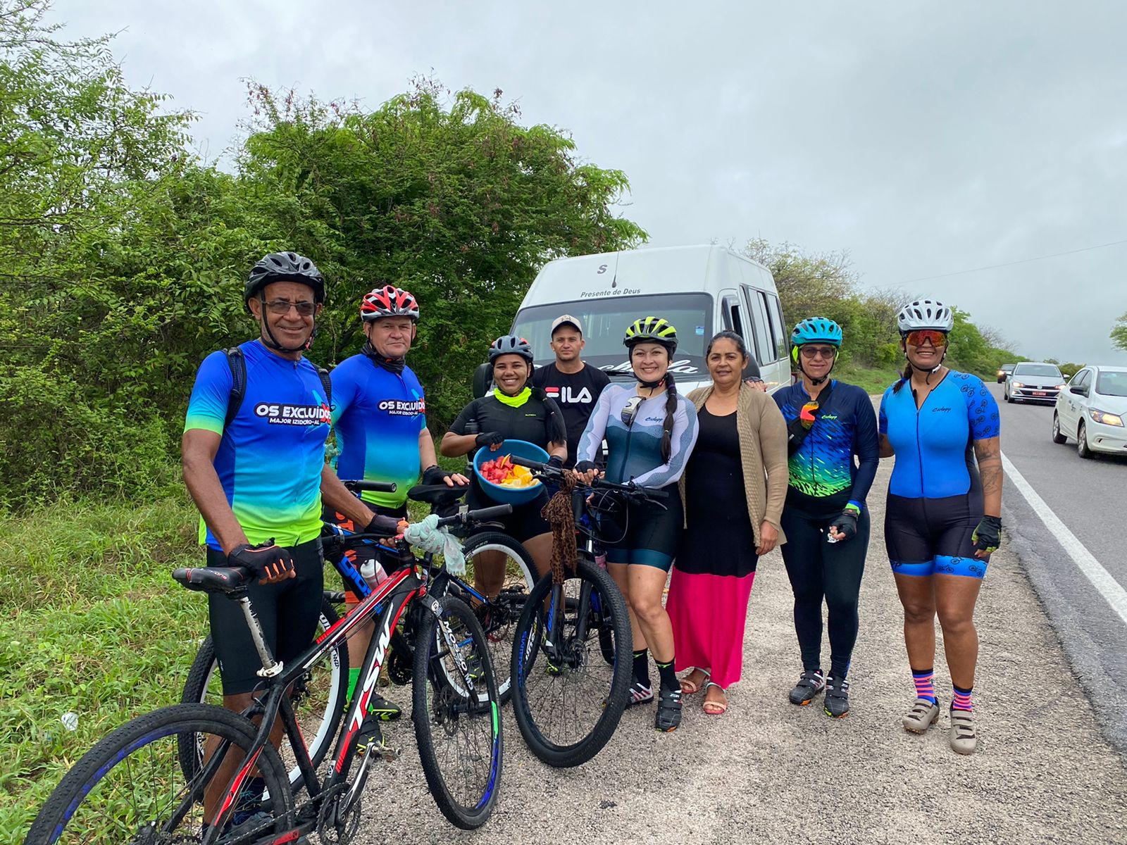 Ciclistas romeiros pedalam mais de 500km de Cacimbinhas a Juazeiro do Norte