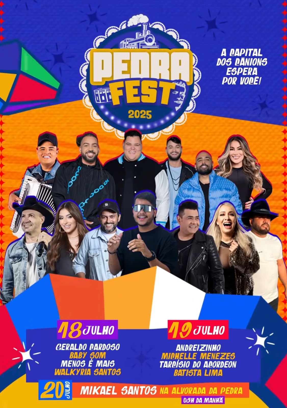 Pedra Fest 2025 começa nesta sexta (18) em Delmiro Gouveia e promete agitar o Sertão de AL